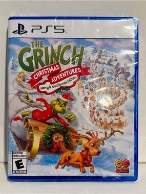 The Grinch Christmas Adventures Sony PlayStation 5 PS5 Brand New Factory Sealed